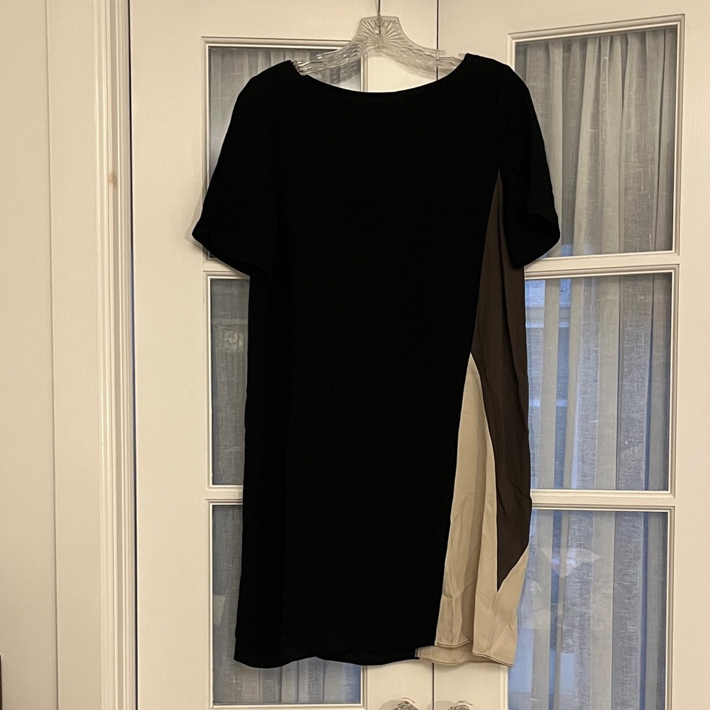Eileen Fisher Silk Geometric Dress